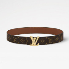 [남성벨트] LV BELT 루이비통 4CM 빈티지 벨트 금장