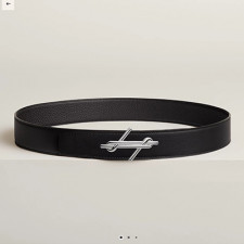 [여성벨트] HERMES BELT 신상 에르메스 패션 은장벨트 검정