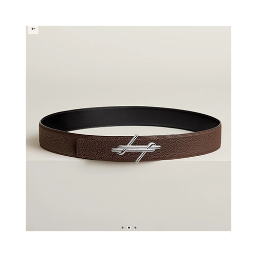 [여성벨트] HERMES BELT 신상 에르메스 패션 은장벨트 밤색