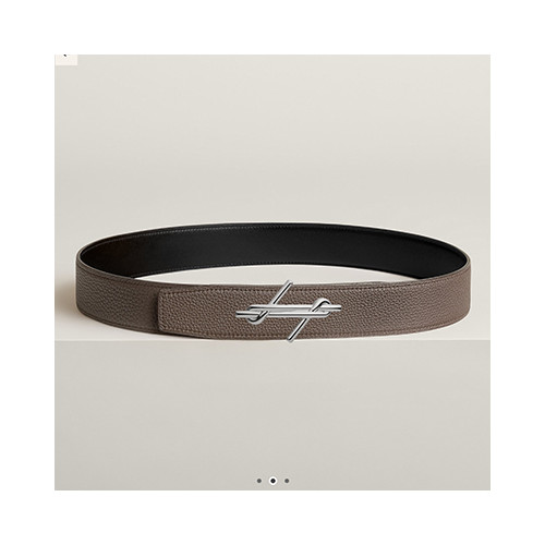 [여성벨트] HERMES BELT 신상 에르메스 패션 은장벨트 베이지