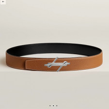 [여성벨트] HERMES BELT 신상 에르메스 패션 은장벨트 브라운