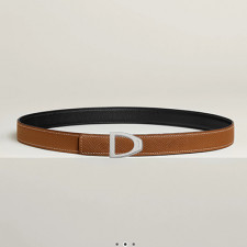 [여성벨트] HERMES BELT 신상 에르메스 빈티지 은장벨트 밤색
