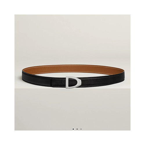 [여성벨트] HERMES BELT 신상 에르메스 빈티지 은장벨트 밤색