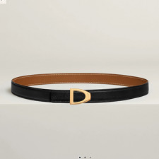 [여성벨트] HERMES BELT 신상 에르메스 빈티지 금장벨트 밤색
