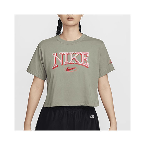 NIKE 여성 나이키 반팔 캐주얼 라운드티셔츠 FZ2856-320