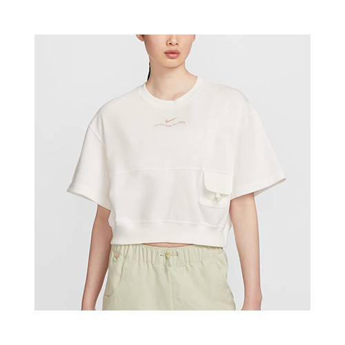 NIKE 여성 나이키 포켓 캐주얼 라운드티셔츠 HF6176-133