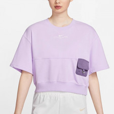 NIKE 여성 나이키 포켓 캐주얼 라운드티셔츠 HF6176-133