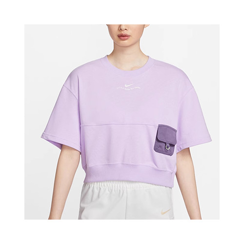 NIKE 여성 나이키 포켓 캐주얼 라운드티셔츠 HF6176-133