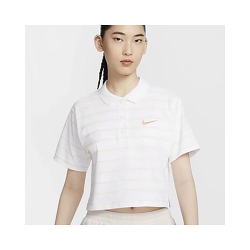NIKE 여성 나이키 카라 캐주얼 라운드티셔츠 HM4649-010