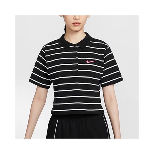 NIKE 여성 나이키 카라 캐주얼 라운드티셔츠 HM4649-010