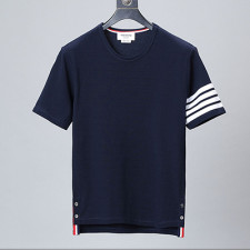 [남성] THOM BROWNE 신상 톰브라운 봄 패션순면티 반팔티셔츠