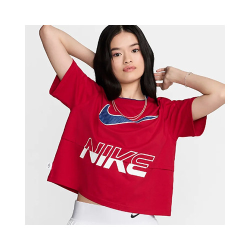 NIKE 여성 신상 나이키 라운드 캐주얼 스포츠 티셔츠 HF6291-687