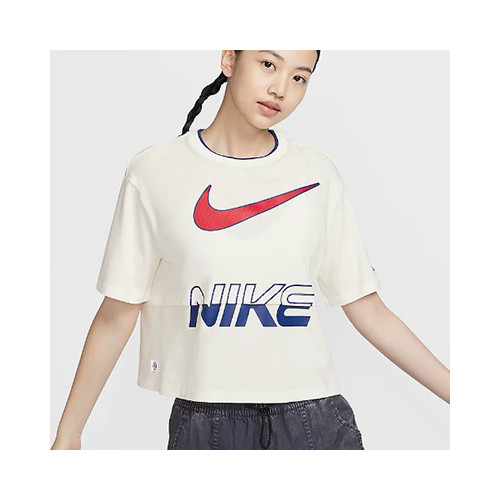 NIKE 여성 신상 나이키 라운드 캐주얼 스포츠 티셔츠 HF6291-687