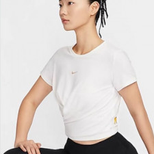 NIKE 여성 신상 나이키 라운드 요가복 스포츠 티셔츠 HF6182-371