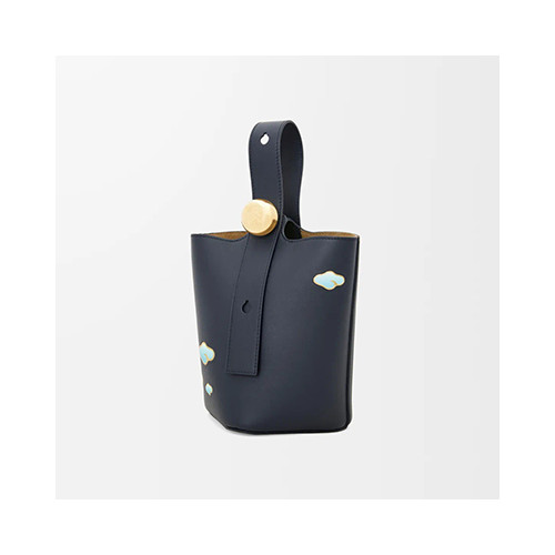 [LOEWE] 여성백 로에베 미니 페플 버킷백 카프스킨 블랙 신상백 (정품급) 062342A