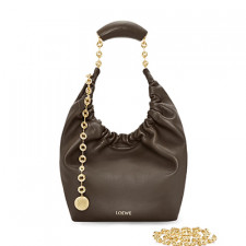 [LOEWE] 여성백 로에베 스퀴즈백 멜로우 나파램스킨 크림슨 레더숄더백(정품급) 652329