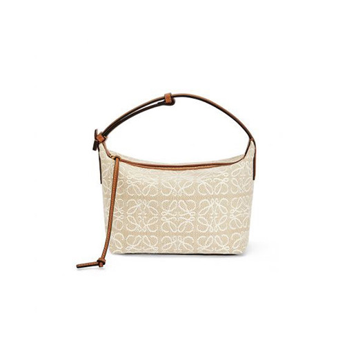 [LOEWE] 여성백 로에베 아나그램 규비백 자카드 카프스킨 숄더백 (정품급) 652104
