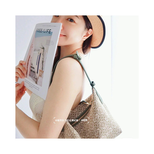 [LOEWE] 여성백 로에베 아나그램 규비백 자카드 에쿠루탄 숄더백 (정품급) 652104