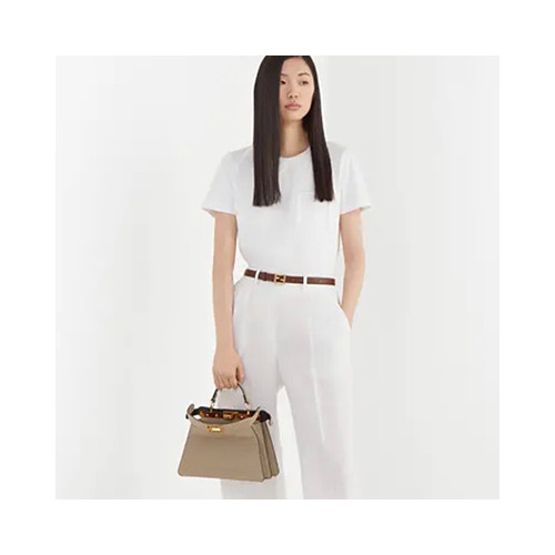 [FENDI] 여성백 펜디 피카부 쁘띠 패딩나파핸드백 레더 토트백 8327