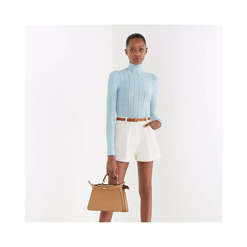[FENDI] 여성백 펜디 피카부 쁘띠 패딩나파핸드백 레더 토트백 8327