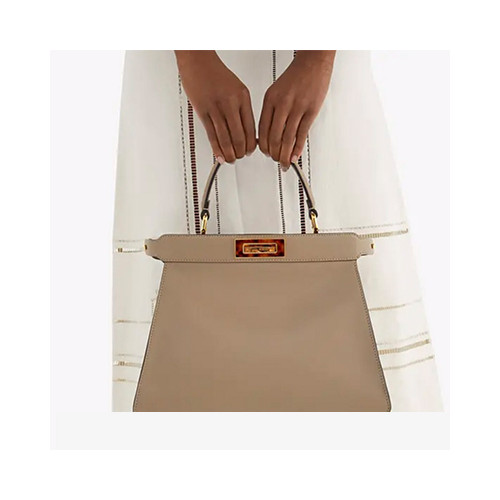 [FENDI] 여성백 펜디 피카부 쁘띠 패딩나파핸드백 레더 토트백 8321