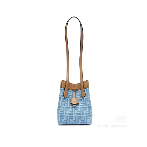 [FENDI] 여성백 펜디 오리가미 실루엣 자카드 버킷백 숄더백 8413