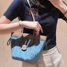 [FENDI] 여성백 펜디 오리가미 실루엣 자카드 버킷백 숄더백 8413