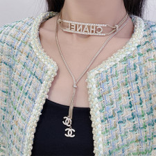 [여성목걸이] CHANEL 샤넬 CC 쥬얼리 패션 목링 정품1:1