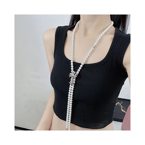 [여성목걸이] chrome hearts 크롬하츠쥬얼리 진주링 정품1:1