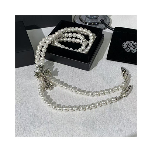 [여성목걸이] chrome hearts 크롬하츠쥬얼리 진주링 정품1:1
