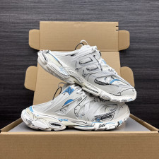 [Balenciaga] 1:1 정품급 Gomma MAILLE WHITE/ORANGE 뮬 스니커즈