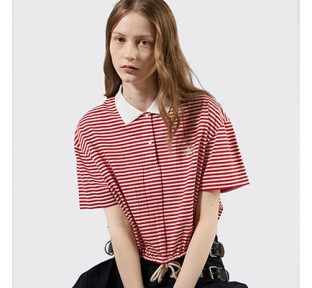 [여성] PRADA 신상 프라다 캐주얼  카라 티셔츠