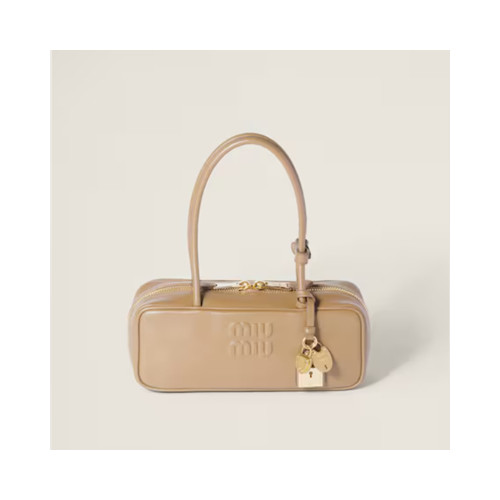 [MIUMIU] 여성백 Beau Bag 아방뛰르 미우미우 보 가죽 탑핸들토트백