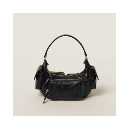 [MIUMIU] 여성백 Pocket Bag  미우미우 나파 가죽 포켓 탑핸들토트백