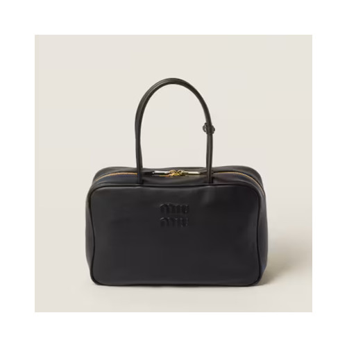 [MIUMIU] 여성백 Beau Bag 아방뛰르 미우미우 보 가죽 탑핸들핸드백