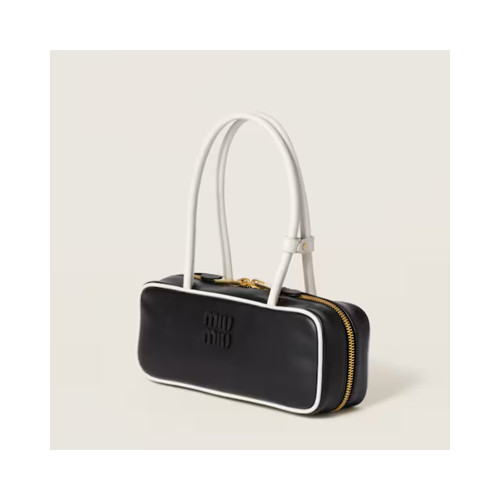 [MIUMIU] 여성백 Beau Bag  캐주얼 가죽 보 백 빈티지 핸드백