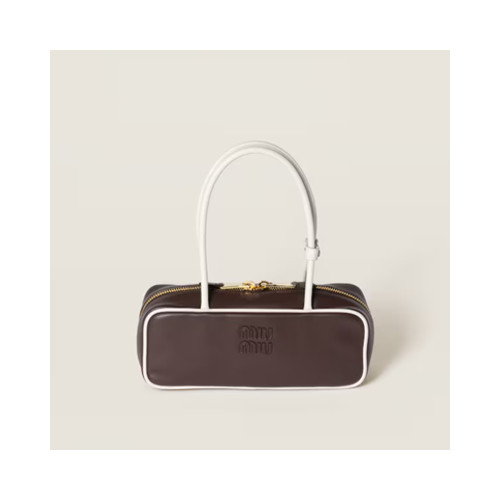 [MIUMIU] 여성백 Beau Bag  캐주얼 가죽 보 백 빈티지 핸드백