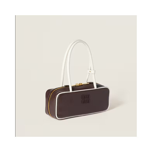[MIUMIU] 여성백 Beau Bag  캐주얼 가죽 보 백 빈티지 핸드백