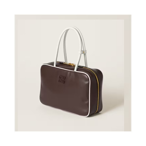 [MIUMIU] 여성백 Beau Bag  캐주얼 가죽 보 백 빈티지 미듐 핸드백