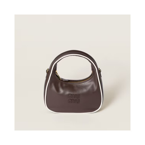 [MIUMIU] 여성백 Wander Bag 미우미우 완더 나파 가죽 핸드백