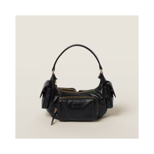 [MIUMIU] 여성백 Pocket Bag 미우미우 나파 가죽 포켓 탑핸들토트백