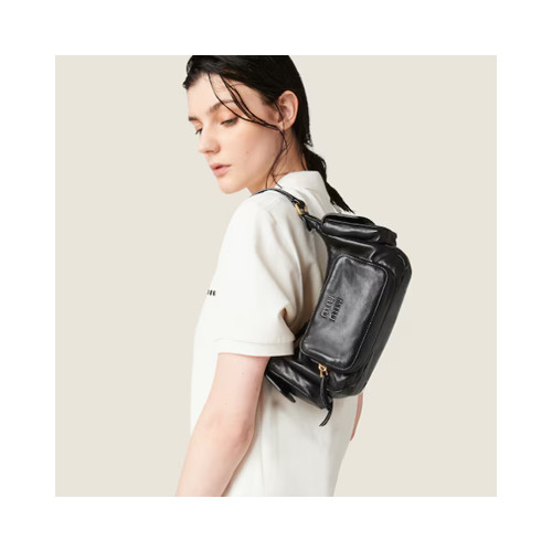 [MIUMIU] 여성백 Pocket Bag 미우미우 나파 가죽 포켓 탑핸들토트백