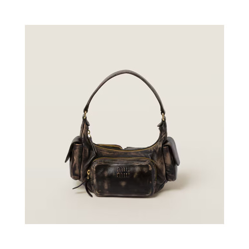 [MIUMIU] 여성백 Pocket Bag 미우미우 나파 가죽 포켓 탑핸들토트백