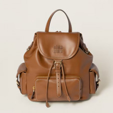 [MIUMIU] 여성백 25ss Bag 미우미우 패션 빈티지 포켓 가죽 백팩