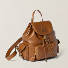 [MIUMIU] 여성백 25ss Bag 미우미우 패션 빈티지 포켓 가죽 백팩