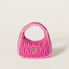 [MIUMIU] 여성백 Wander Bag 미우미우 완더 마테라쎄 나파 가죽 핸드백