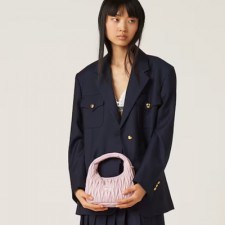 [MIUMIU] 여성백 Wander Bag 미우미우 완더 마테라쎄 나파가죽 호보핸드백