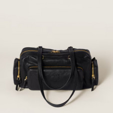 [MIUMIU] 여성백 Pocket Bag 미우미우 나파 가죽 포켓 탑핸들토트백