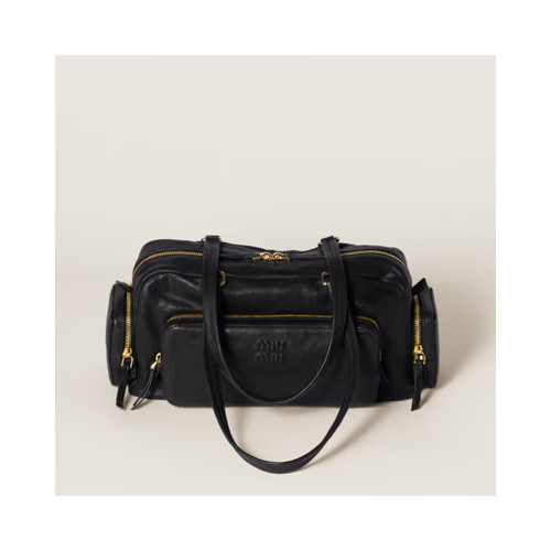 [MIUMIU] 여성백 Pocket Bag 미우미우 나파 가죽 포켓 탑핸들토트백