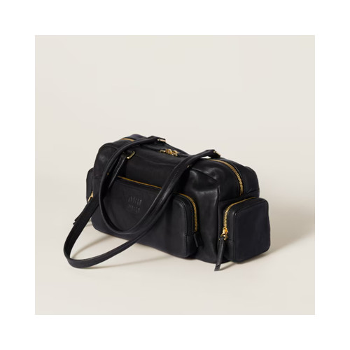 [MIUMIU] 여성백 Pocket Bag 미우미우 나파 가죽 포켓 탑핸들토트백